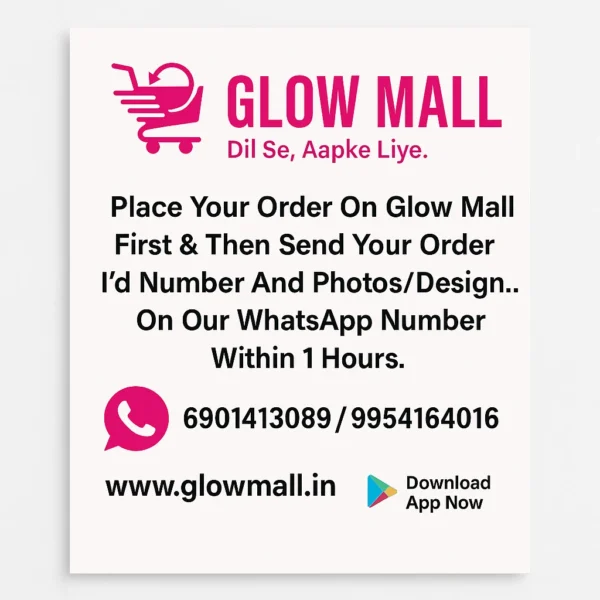 Glow Mall Men’s Custom Printed Polyester T-Shirt – 160 GSM – White, Pink, Yellow, Blue – Print Your Own Design - Image 5