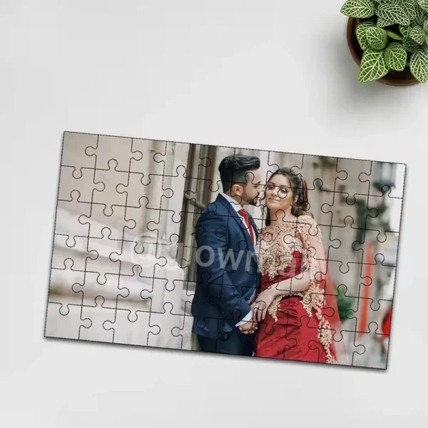 Custom Photo Puzzle 6x8 Inch – Personalized Picture Jigsaw Gift for Anniversary, Birthday & Special Moments | Glow Mall