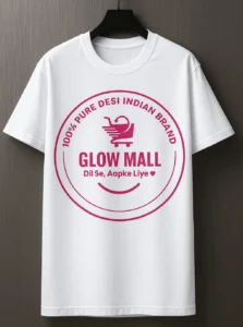 Wear Your Desi Pride! | Glow Mall Official Brand T-Shirt | Support Local Indian Brand
