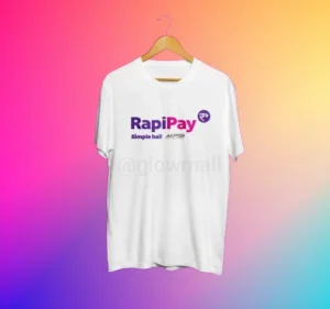 Official RapiPay T-Shirt for Retailers & Agents | Build Trust with Professional Apparel