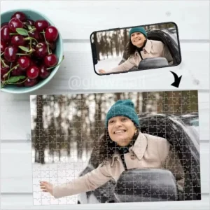 Personalized Photo Jigsaw Puzzle – Custom Sublimation Gift for Anniversaries, Birthdays & Special Moments | Glow Mall
