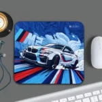 Glow Mall BMW M2 Car Gaming Mousepad | Non-Slip Rubber Base, 7x9 Inch