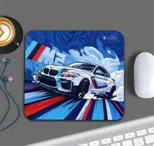 Glow Mall BMW M2 Car Gaming Mousepad | Non-Slip Rubber Base, 7×9 Inch