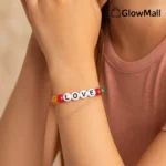 Glow Mall Colorful 'LOVE' Beaded Bracelet for Girls & Women | Friendship Bracelet
