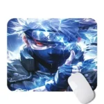 Glow Mall Kakashi Chidori Mousepad | Naruto Anime Gaming Desk Mat, Non-Slip Base