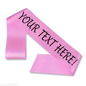 Glow Mall Custom Sublimation Sash Ribbon – Personalised Printed Sashes for Events & Celebrations