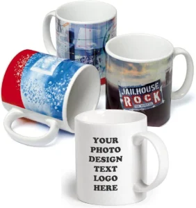 Glow Mall Customised Photo Printed Coffee Mug Cup – Personalised Ceramic Mug with Your Design, Text, Logo & Photos