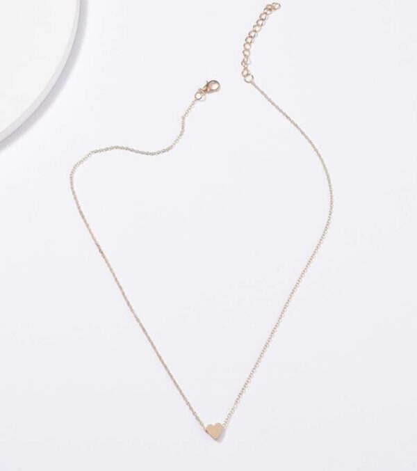 Stylish gold-plated heart locket necklace for girls and women