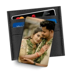 Personalized Double-Sided Photo Wallet Card | Custom PVC Keepsake | Anniversary & Couple’s Gift | GlowMall