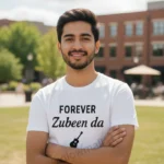 Glow Mall “Forever Zubeen da” Sublimation Polyester Tribute T-Shirt – Unisex |