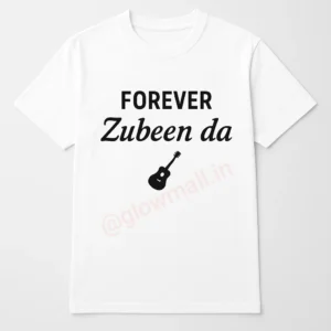 Glow Mall Zubeen Garg tribute shirt white color S-M-L