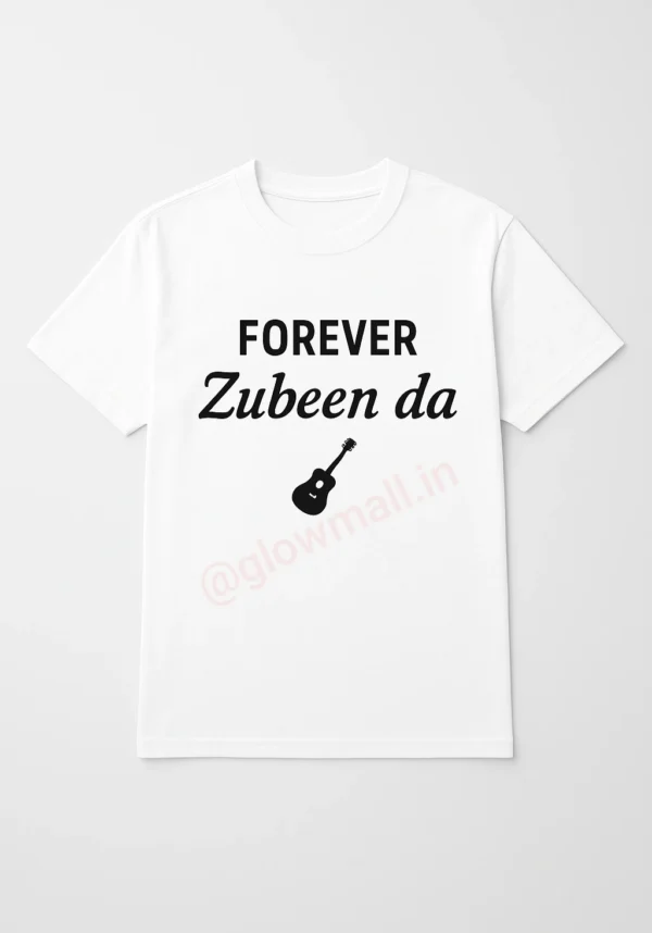 Glow Mall Zubeen Garg tribute shirt white color S-M-L