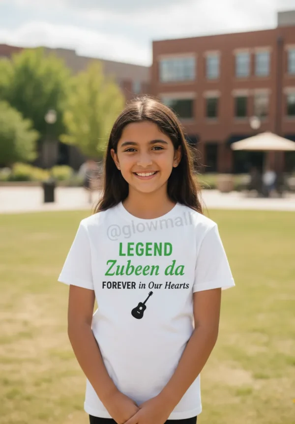 Legend Zubeen da Forever in Our Hearts Tribute T-Shirt by Glow Mall