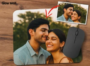 Personalized Photo Mousepad | Custom Desk Accessory | Perfect Gift for Anniversary, Birthday & Couples | Glow mall