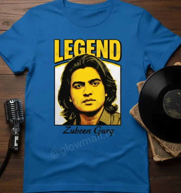 Zubeen Garg T-Shirt – Buy Legend’s Never Die Assamese Singer Printed T-Shirt Online | Glow Mall - Image 2