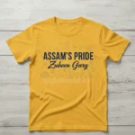 Assam's Pride – Zubeen Garg T-Shirt | White & Yellow Sublimation Fan Tee
