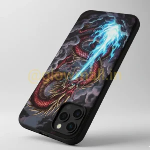 Dragon Fury Anime Fire 3D Sublimation Mobile Cover – Glow Mall Hard Case for All Models