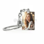 Glow Mall Acrylic Keychain Square – 10mm | Personalized Photo & Name Keychain