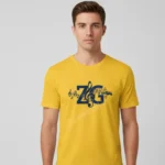 ZG Zubeen Garg Tribute Tee – Premium 160 GSM Polyester, Yellow & Pink Unisex T-shirt | Glow Mall